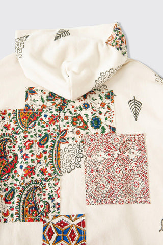BLOCKPRINT PATCHWORK HOODIE V3 - Rastah