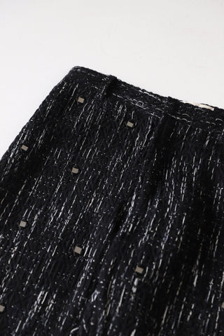 Handwoven mirror trousers