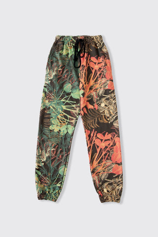JUNGLE PRINTED FLEECE SWEATPANTS - Rastah