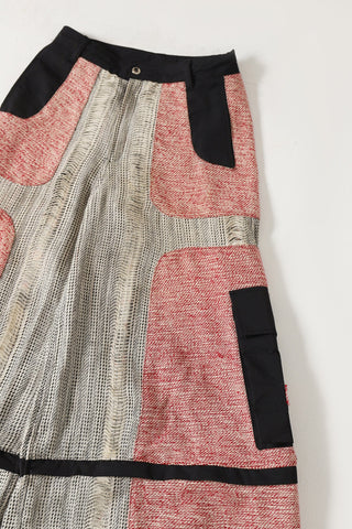 "Kasuri" handwoven trousers