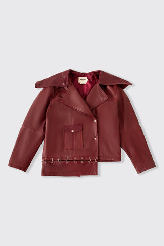 BROWN SHEEP NAPA LEATHER JACKET - Rastah