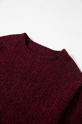 HAND WOVEN VELVET SWEATER - Rastah