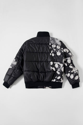 "DARK WATERS" ASYMMETRICAL NYLON PUFFER - Rastah