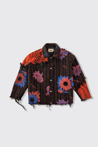 FIRE POPPY TWILL JACKET - Rastah