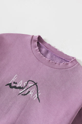 "The feeling is mutual" lavender sweatshirt