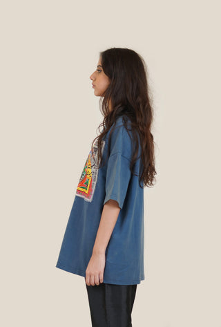 Digink Melting Patch Acid Wash T-shirt - Rastah