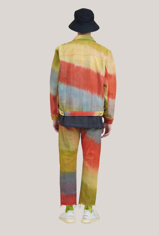 Kasuri Yarn Dyed Denim Jacket - Rastah