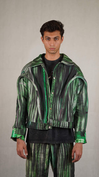 Viper Print Tube Jacket - Rastah