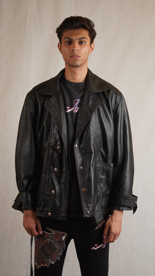 Printed Napa Leather jacket - Rastah