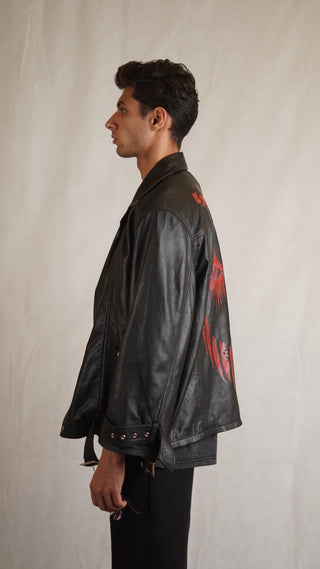 Printed Napa Leather jacket - Rastah