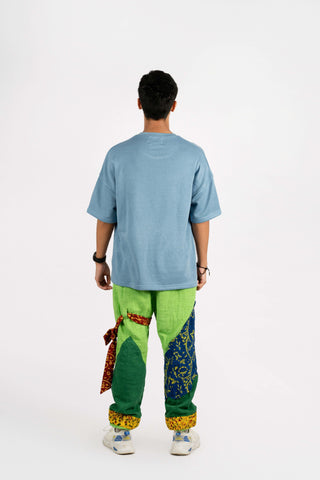 Baby Blue Logo T-Shirt - Rastah