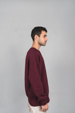Maroon Logo Pullover - Rastah