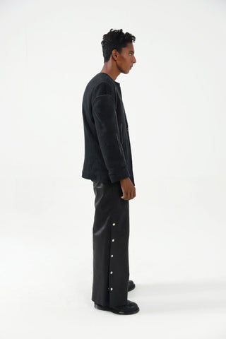 STERLING SILVER NEEDLE APLIQUE JACKET - Rastah