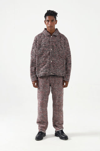 RECYCLED MIXED YARN TROUSERS - Rastah