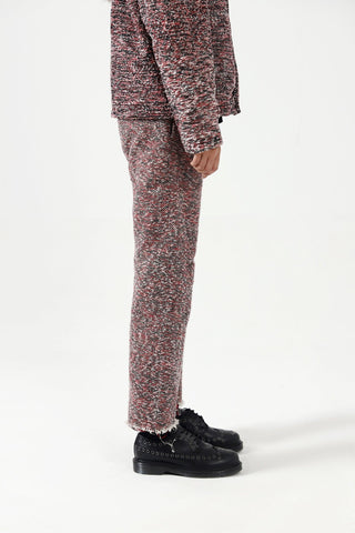 RECYCLED MIXED YARN TROUSERS - Rastah