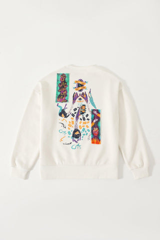 "EMPTY HEARTS" CREME SWEATSHIRT - Rastah