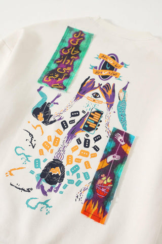 "EMPTY HEARTS" CREME SWEATSHIRT - Rastah
