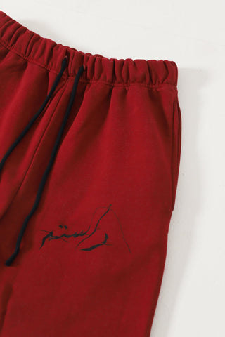 MAROON LOGO TROUSERS - Rastah