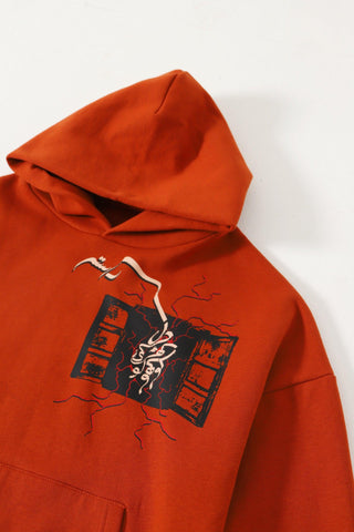 "ENLIGHTENMENT" RUST HOODIE - Rastah
