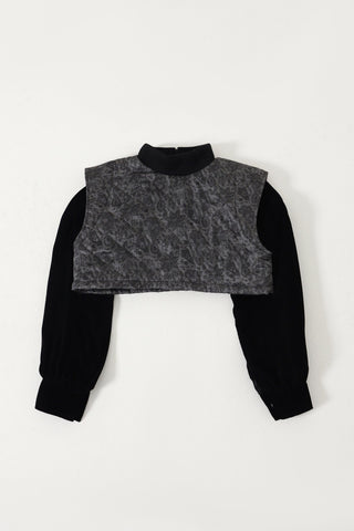 QUILTED SATIN TOP - Rastah
