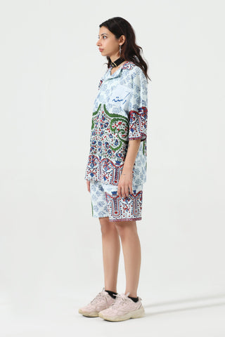 "Kahani" hand block printed shorts