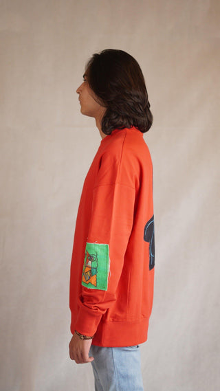 "Fuck The Aunties" Red Long Sleeve T-shirt - Rastah