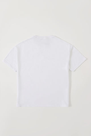 WHITE LOGO T SHIRT - Rastah