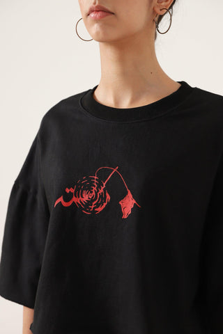 "ANKH AUR ANDHERA" CROPPED T-SHIRT - Rastah