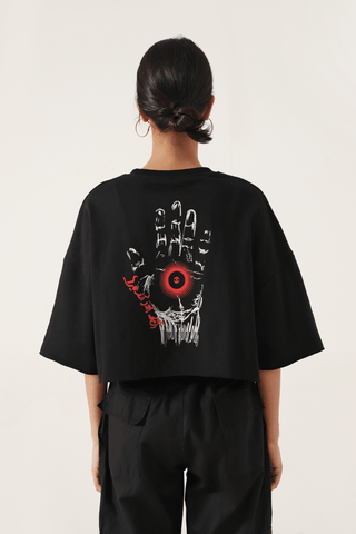 "ANKH AUR ANDHERA" CROPPED T-SHIRT - Rastah