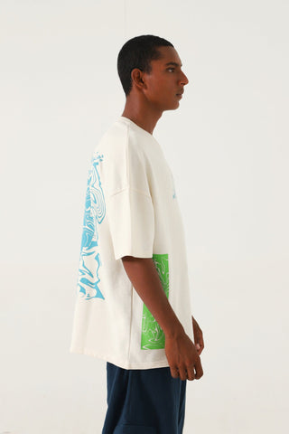 MERA HAAL - BEIGE T-SHIRT - Rastah