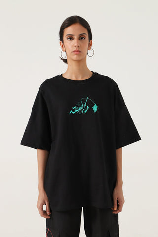 KOI KHABAR NAI - BLACK T-SHIRT - Rastah