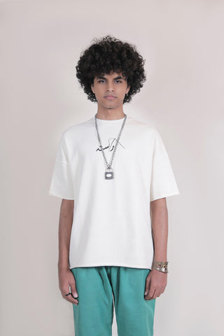 White Logo T-Shirt - Rastah
