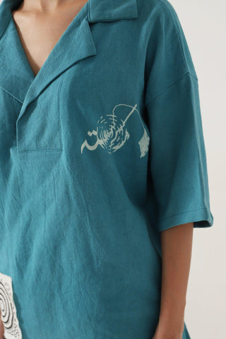 "FOSSIL" HANDWOVEN SHIRT - Rastah