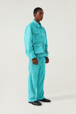 "WATERBODY" HANDWOVEN FLOATER JACKET - Rastah