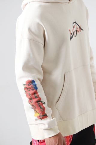 "Hamesha thaka howa" beige hoodie