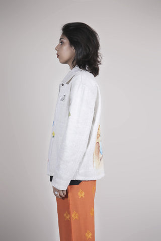 Lahori Raw Silk Jacket - Rastah