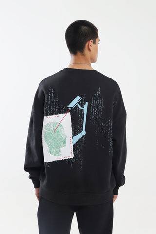 "INTO THE MIND" HAND PRINTED SWEATSHIRT - Rastah