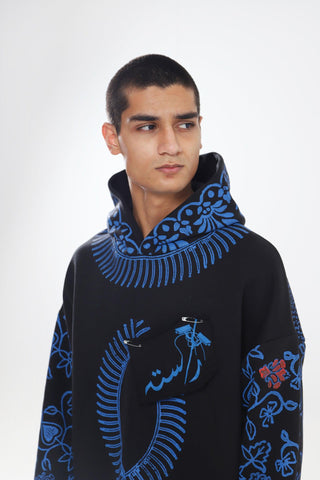 SURVEILLANCE BLOCK PRINT HOODIE - Rastah