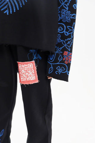 SURVEILLANCE BLOCK PRINT HOODIE - Rastah