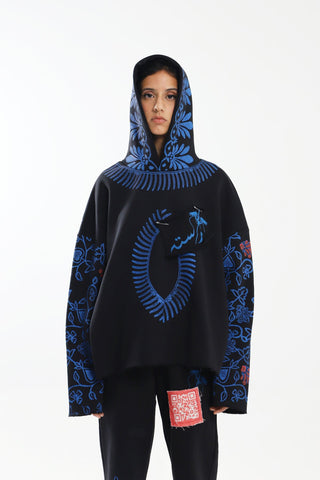 SURVEILLANCE BLOCK PRINT HOODIE - Rastah