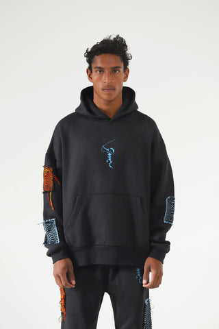 Graffiti screen printed hoodie