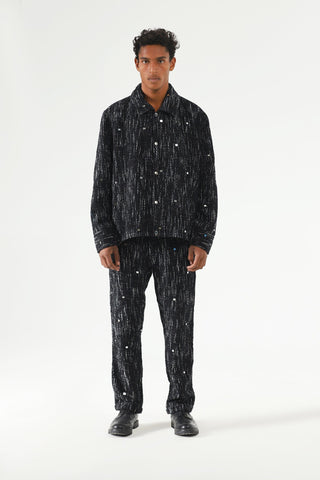 Handwoven mirror jacket