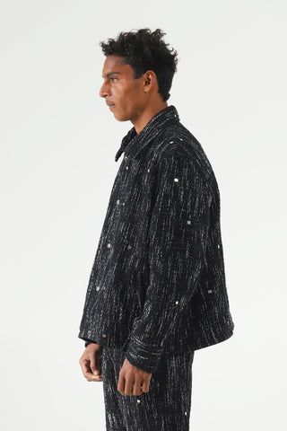 Handwoven mirror jacket