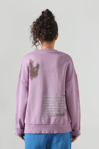 "The feeling is mutual" lavender sweatshirt