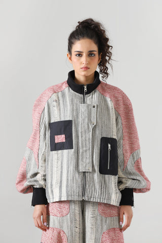 "Kasuri" tactical handwoven jacket