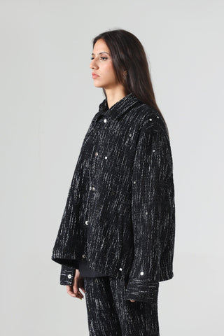 Handwoven mirror jacket