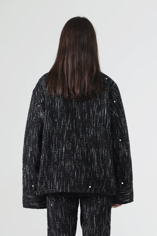 Handwoven mirror jacket
