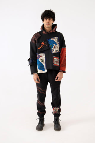 MUTATION HOODIE BLOCKPRINT SWEATPANTS - Rastah