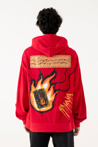 THE MADMAN - RED HOODIE - Rastah