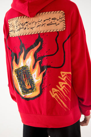 THE MADMAN - RED HOODIE - Rastah